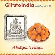 Send Silver Gifts and Sweets on Akshya Tritiya