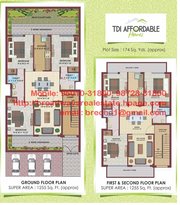 Independent Floors 3 Bedrooms “Affordable Homes” at TDI City,  Sector 1