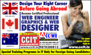 Going Abroad,  Join Web Designing Training;  Call: 9878200815