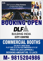 DLF commercial booths for sale