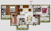 3 bhk Luxurious flat just in 45 Lac