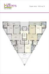 2BHK apartments with dressing,  drawing and store room in Mohali 