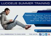 Project Based Summer Training in CYBER SECURITY.