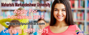 Maharishi Markandeshwar University Admission 2015