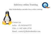 Saleforce online training | Saleforce online training IN USA,  UK,  CANA