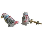 Knobs &Handles: Ceramic Knobs :Ceramic Fauna Knobs: Ceramic  bird Knob