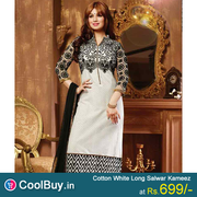 Beautiful Designer Long Salwar Kameez at 699/- in coolbuy.in 