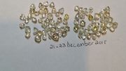 Loose rough natural diamonds on offer