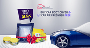 Free Car Perfume Set With Autofurnish Car Body Cover For Maruti Swift