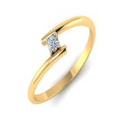 #IGI #Certified #Diamond #18Kt #Yellow #Gold #Beautiful #Ring