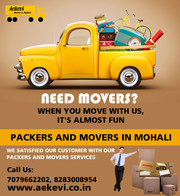 Aekevi Packer and Movers | Relocation Services in Mohali