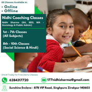 Looking for 1st to 8th Coaching Classes in Zirakpur for All Subjects