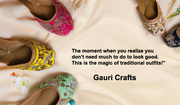 Gauri Crafts premium handcrafted juttis
